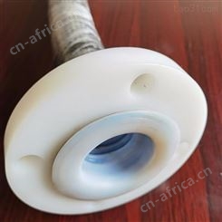 外带尼龙套尼龙法兰四氟管梅花式法兰金属管塑料护套耐磨金属管 耐强氧化剂腐蚀不燃性 强力橡塑