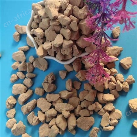 乾富供应黄色硅藻土颗粒 吸附硅藻土粉 水处理用硅藻土