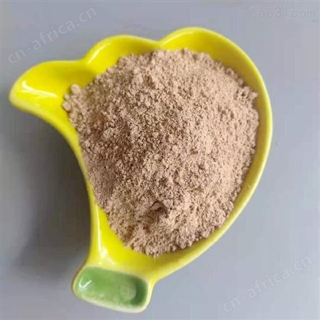 乾富供应黄色硅藻土颗粒 吸附硅藻土粉 水处理用硅藻土