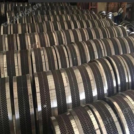 供应木屑颗粒机模具 宇冠稻壳700颗粒机压轮皮环模模具免研磨