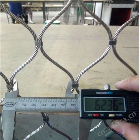 陕西304不锈钢钢丝绳网动物园防鸟网手工卡扣钢丝绳防坠网