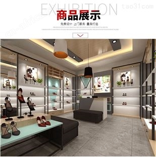 品牌鞋店展柜定制   展柜定制  鞋店货架定制  包包展柜订做  展柜厂家