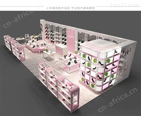 品牌鞋店展柜定制   展柜定制  鞋店货架定制  包包展柜订做  展柜厂家