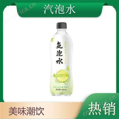 青柠味苏打气泡水480ml*15网红饮料0糖0脂0卡
