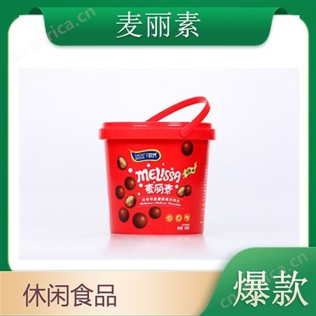 麦丽素巧克力牛奶味128克桶装代可可脂休闲食品
