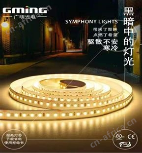 CE-8MM-24V-2835-60灯LED广明款暖光灯带（60灯）欧力铂照明灯带可定制