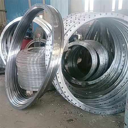 国标平焊带径法兰 不锈钢对焊法兰盘大口径卷制 耐高压 耐腐蚀