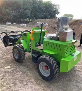 电动四驱 农用小型装载机 轮式小铲车 建筑工地装载设备定制