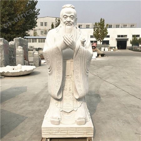 大理石工程大型古代人物像 美观时尚不变形 硬度莫氏7.4级