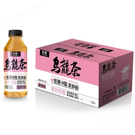 川幸低糖0脂茶多酚青柠味乌龙果汁茶饮料500ml瓶装招商