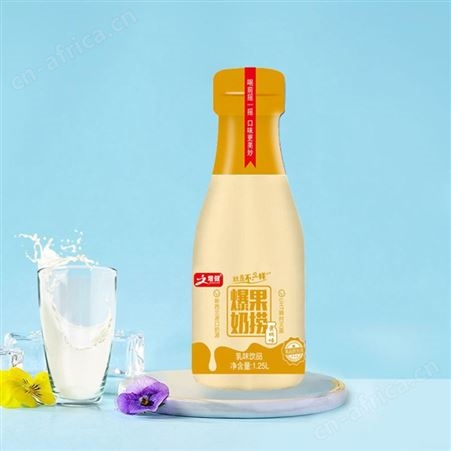增健爆果奶捞椰果味乳味饮品奶昔1.25L厂家招商