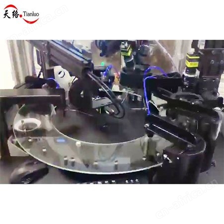 天络自动化机械设备转盘式CCD检测机器生产线非标定制