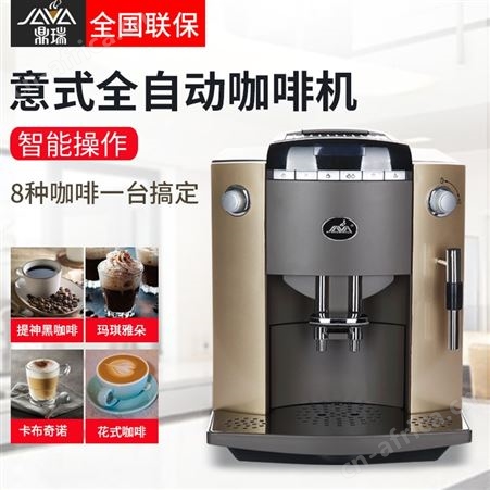家用小型咖啡机推荐 全自动研磨咖啡机意式咖啡机打奶泡咖啡一体机010A