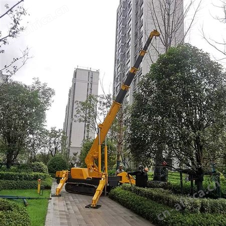 2-8吨履带蜘蛛吊 折叠式微型2吨起重机 小空间异形履带吊
