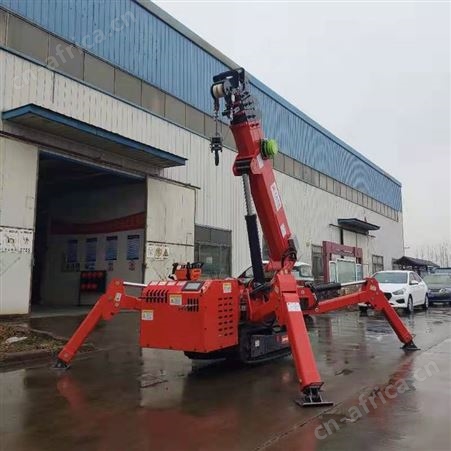 履带蜘蛛吊可装遥控装置微型折叠可进电梯 狭窄空间 液压支腿