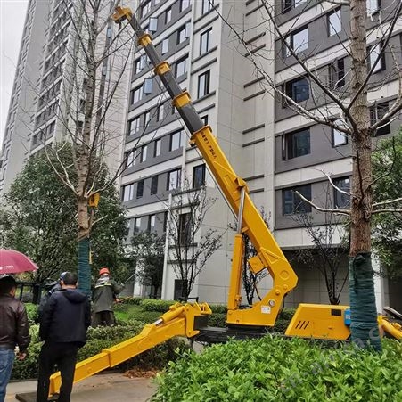 3吨5吨小型蜘蛛吊履带底盘微型吊车液压遥控履带折叠吊