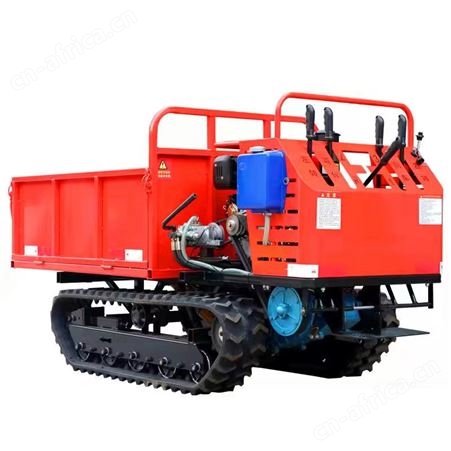 小型履带运输车 山地运输爬山虎 果园液压自卸履带车