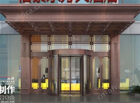 西安旋转门安装222