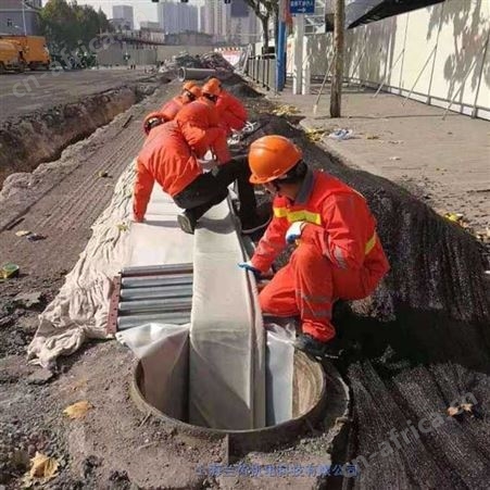 上海闵行虹桥市政下水道淤泥清洗管道非开挖局部修复