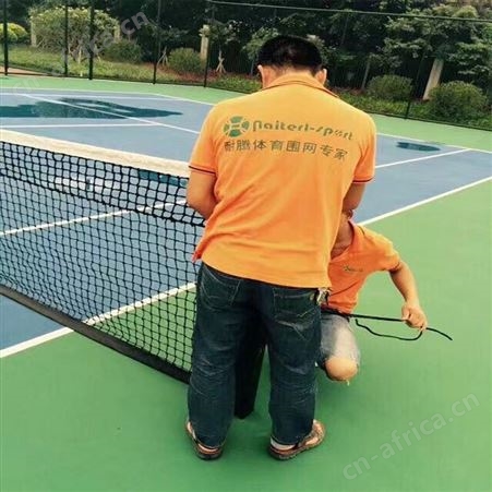 耐腾体育设备 直插式网球柱 中间隔断 场地户外材料