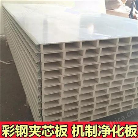 中健集团 岩棉彩钢板 无尘净化车间洁净板 隔热保温中空玻镁板