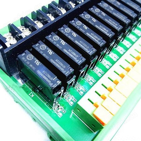 思距可并线16路PLC放大板用松下继电器模组迷你型NPN继电器模块