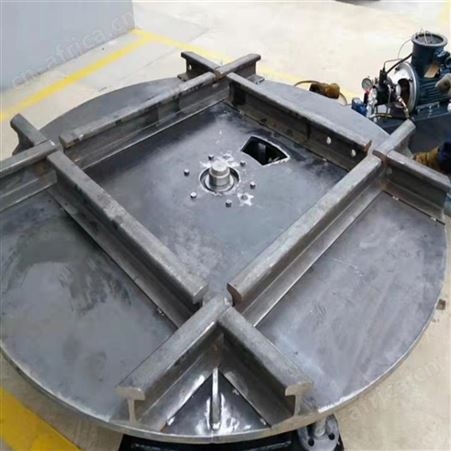 厂家生产尺寸制作工业轨道转盘电动平板车直角转弯轨道对接地平车