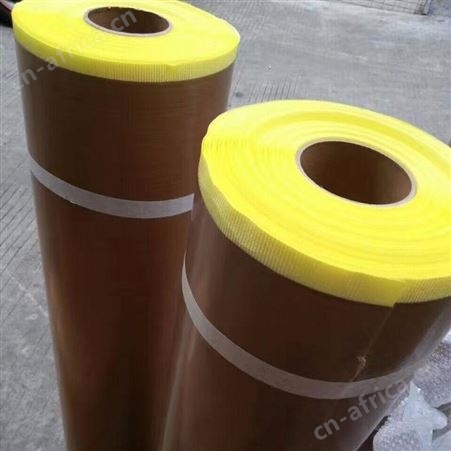供应淮坊 封口机加热布 0.25mm 耐高温机械设备 铁氟龙耐热胶布