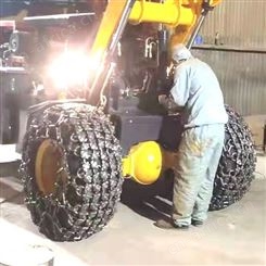 轮胎保护链 盛峰津工 装载机履带式轮胎保护链 厂家