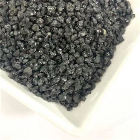 黑色金刚砂 粗 GS03植物铺面地坪骨料用 天然无尘 耐火耐高温