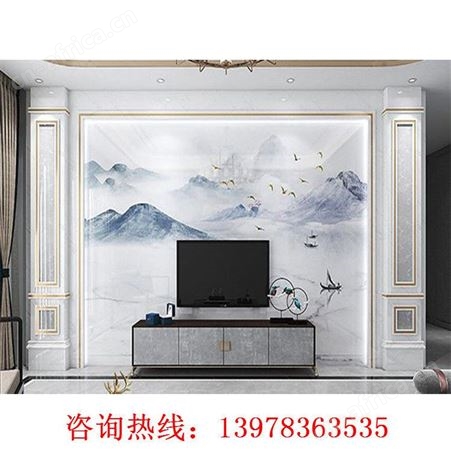 百色竹木纤维电视背景墙-客厅3d立体沙发背景画-价格合理