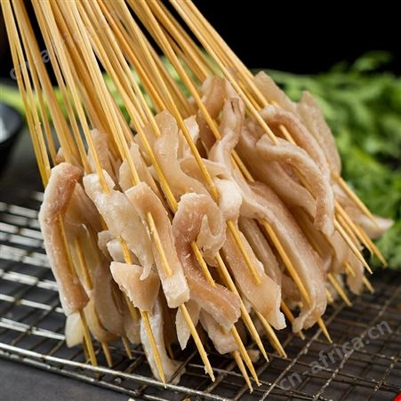 小串猪皮冻品 油炸涮串火锅食材 特色小吃3件起批