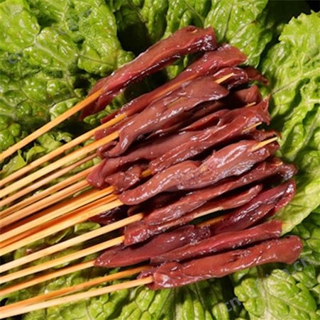 风味腰串半成品 手工窜制小腰子串 油炸烧烤食材加工
