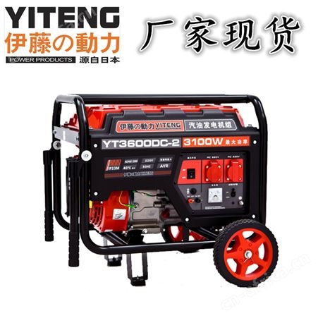 伊藤动力YT3600DC-2汽油发电机3kw价格