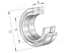 关节轴承 GE..-ZO, 根据 DIN ISO 12 240-1 标准，英制尺寸，需维护
