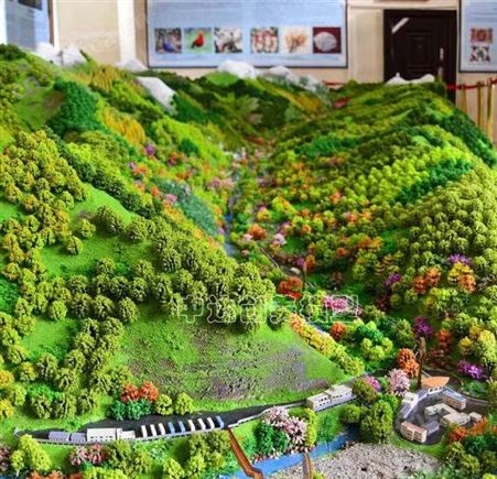 卫星山体地形 高差地貌登高线沙盘模型制作中达创美模型省心服务