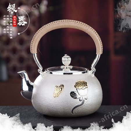 纯银小茶壶 999纯手工日式银壶一张打功夫银茶具套装