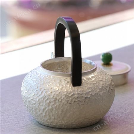 纯手工银壶999纯银煮茶泡茶壶家用日式一张打银水壶高档功夫茶具