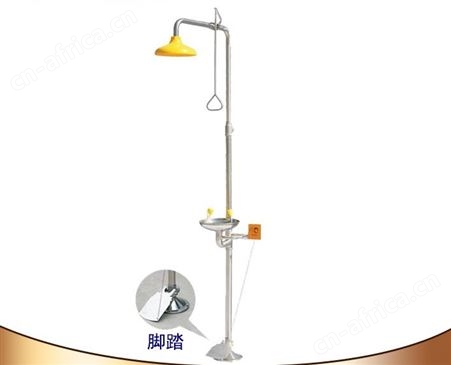 BTF11复合式洗眼器 SS304不锈钢紧急冲淋洗眼器 标准复合式洗眼器
