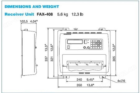 FURUNO FAX-408 船用气象接收机 热感应打印 日本古野原装CCS