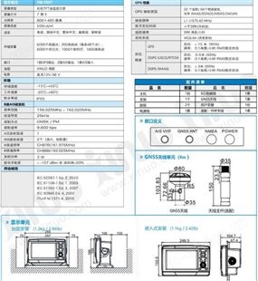 GN150-7 7英寸船用自动识别系统AIS（B） 船舶避碰仪 CCS ZY船检