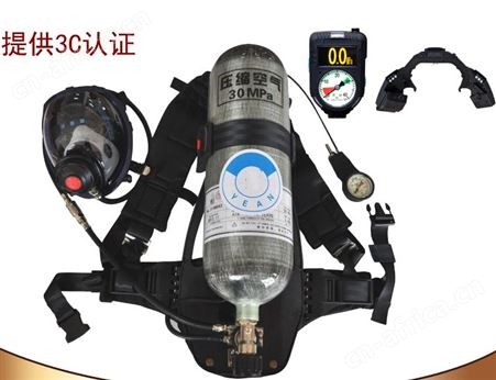 正压式空气呼吸器 双瓶呼吸器 自给式SCBA 他救接头消防呼吸器