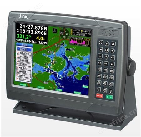 XF-1069 10.4英寸船用卫星导航仪 前置U盘 语音播报 GPS定位