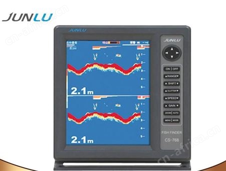 俊禄CS768双频鱼探仪 10.4英寸彩色液晶屏 船用探鱼器 带探头