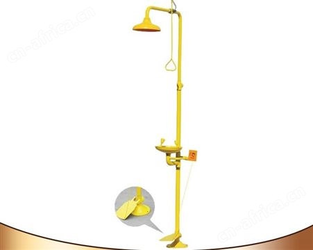 BTF11-A复合式洗眼器 防腐涂层 紧急冲淋洗眼器 脚踏手动排空防冻