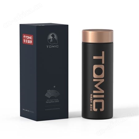 TOMIC特美刻品牌陶瓷内胆简约双层不锈钢保温杯时尚便携送礼水杯