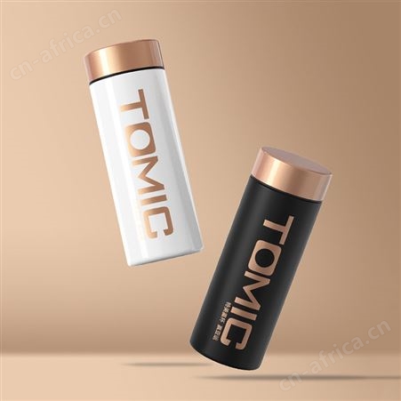TOMIC特美刻品牌陶瓷内胆简约双层不锈钢保温杯时尚便携送礼水杯