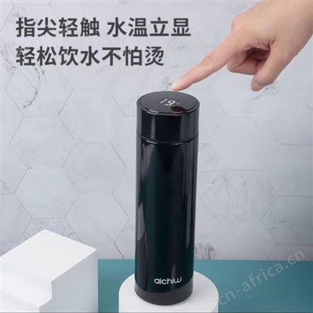 爱奇屋丽乐智能保温杯温度屏显不锈钢茶水分离茶隔杯AI-HW808