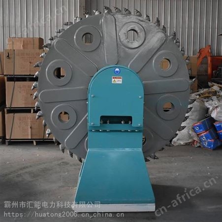 工程施工开沟设备 花岗岩切割轮圆盘岩土开沟机挖掘机圆盘式切割机