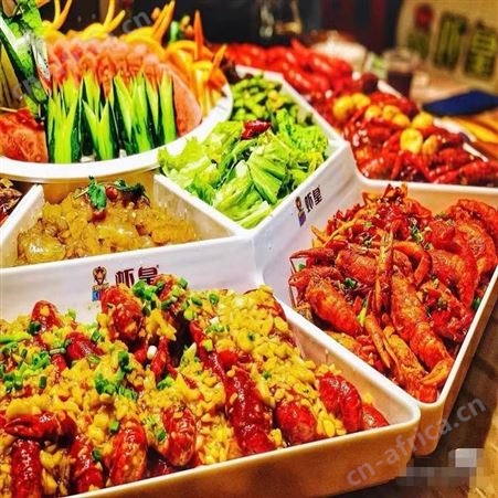 潜江虾皇油焖大虾加热即食麻辣虾尾蒜蓉小龙虾700g*2盒整虾